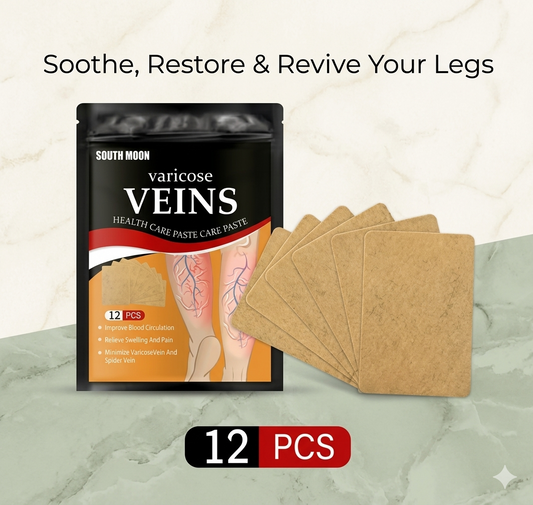 Herbal Varicose Vein Relief Patches – 12 Pcs